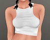 Short Tight White Tank~F