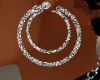 earrings circles diamond