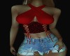 Laced Red Halter