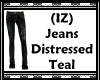 (IZ) Distressed Teal