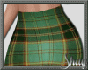 Shasta Green Plaid Skirt