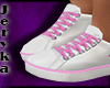 [JR]White& Pink Sneakers