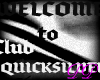 Club QuickSilver Sign