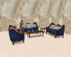Blue Sofa Grouping