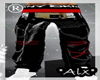 [Alx]Red Pant Black