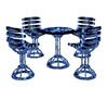 BLUE FIRE TABLE/CHAIRS