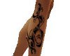 [M] Tribal Leg Tattoo