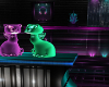 neon cats