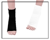 (OM) Feet Socks B/W