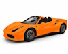orange sports car
