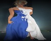 *LL*Blue/White Dress