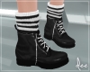 !D Torn Leather Boots