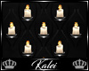 ♔K FC Wall Candles