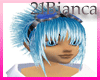 21b-blue hair with sunng