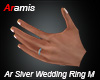 Ar  Silver Wedding Ring