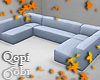 Light Steel Blue Sofa