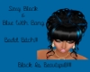 Black&Blue Bang Wit Curl