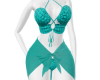 Hawaii Teal Bikini Set