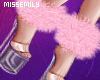 Pink Fur | Anklet