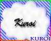 K! Kuroi headsign