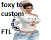 foxy top custom