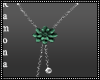 Green Flower Necklace