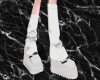 EZ- Goth White Boots