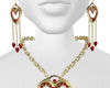 Merne Red Gold Jewelry