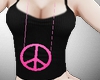 [E]*Pink Peace Necklace*
