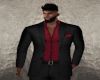 Full black red Suit 1