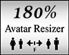 Avatar Scaler 180%