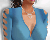 Gaia Full Dress Blue