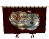 Wolf Tiger TieUp Curtain