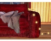 CrushedVelvet RedSofa np