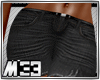 [M33]jeans black ripped
