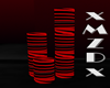 xMZDx Red Cebra Lamps