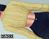 Kx! Short Cream Sweater