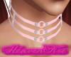 Pink N Silver Choker