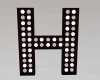 Wall Night Letter H
