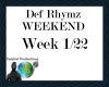 Def Rhymz - Weekend