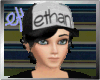 Ethan black cap/hair