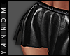 [ leather plated skirt ]