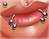 🖤Lips piercing