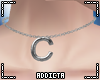 *A* C Letter Necklace