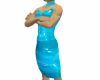 AYT Aqua PVC Dress M