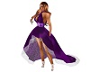 bcs Purple Halter Dress