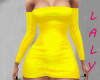 Mini Dress Yellow