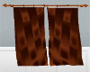 Brown Animated Curtain