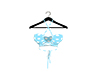 Blue Polk Dotted Top