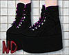 Black Violet Sneakers